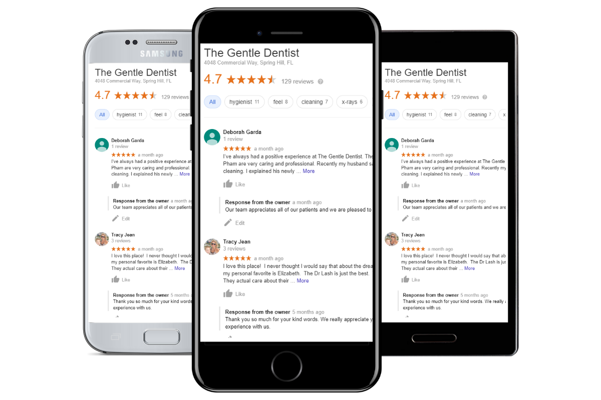 Leave us a review mobile